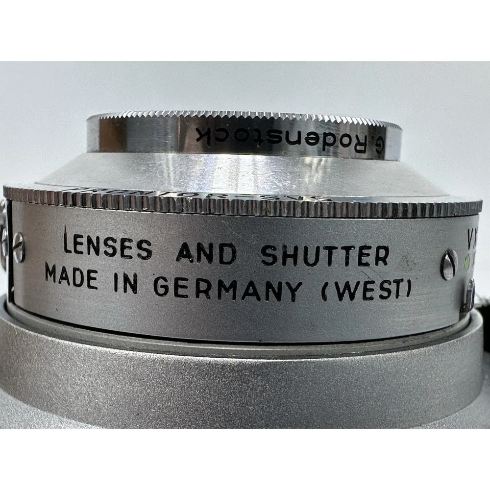 Graflex Graphic 35mm Film Camera Graflar 50mm‎ F 3.5 Lens Germany Not Tested